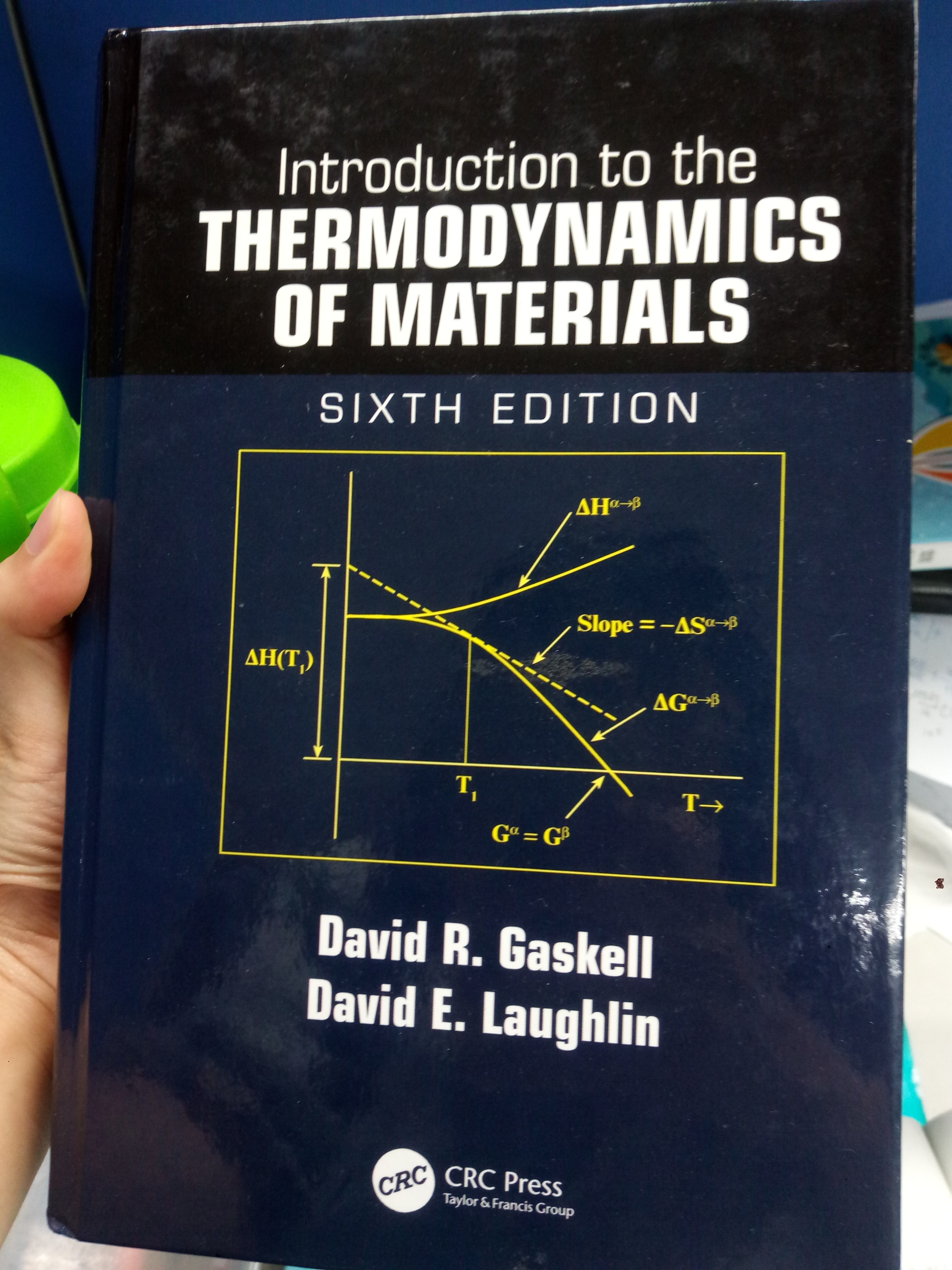 Introduction to the thermodynamics of materials sixth edition 詳細資料
