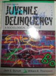 juvenile delinquency 詳細資料