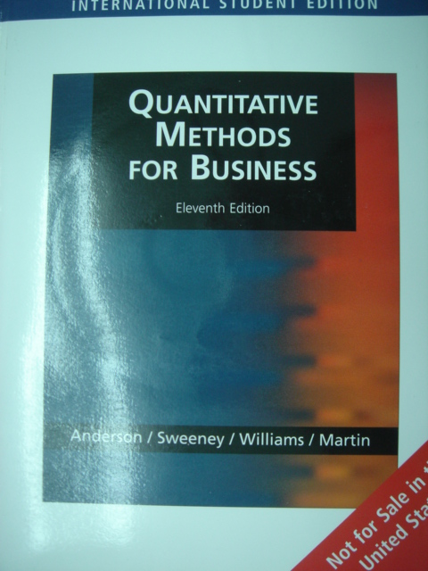 Quantitative Methods for Business 11/e 詳細資料