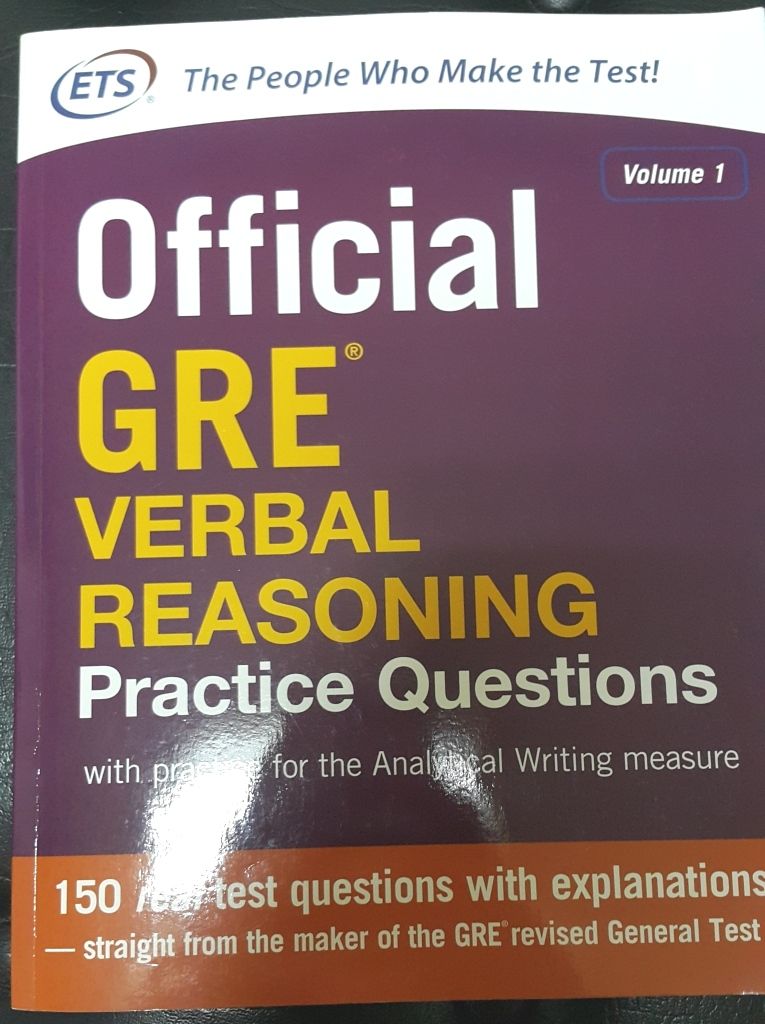 Official GRE Verbal Reasoning Practice Questions 詳細資料