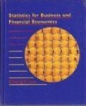 Statistics for Business and Financial Economics 詳細資料